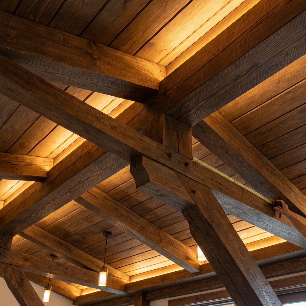 Construcción de techos de madera de alta calidad